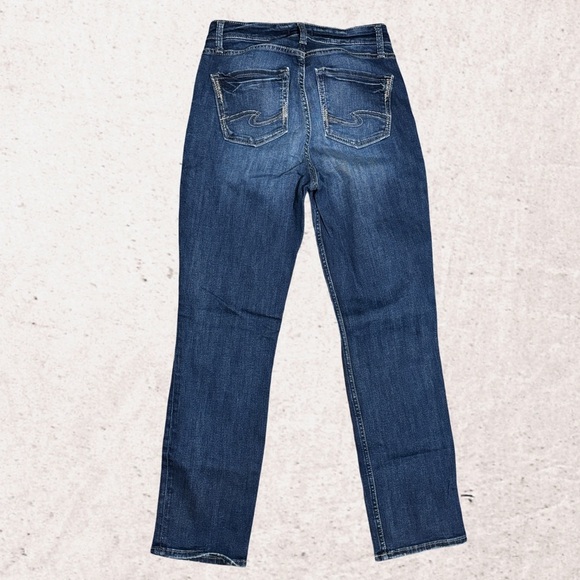 Silver Jeans Blue Straight Leg Classic Denim - Picture 2 of 4